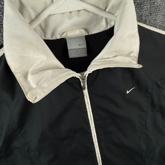 Nike Windbreaker Jacket Youth Medium 8-10 Full Zip Navy Dark Blue Long Sleeve - Picture 6 of 14